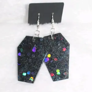 Coffin earrings