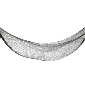 7ft Nylon Hammock - Portable and Easy to Set Up - Outdoor Equipment for Camping or Swinging, Holds up to 250LBs