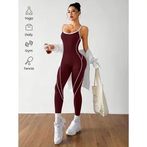 1 piece seamless sports bodysuit