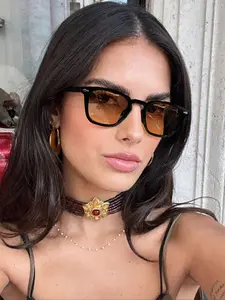 Unisex Leopard Print Sunglasses with UV Protection, Casual Round Frame Design, Durable PC Material, Perfect for Outdoor Activities