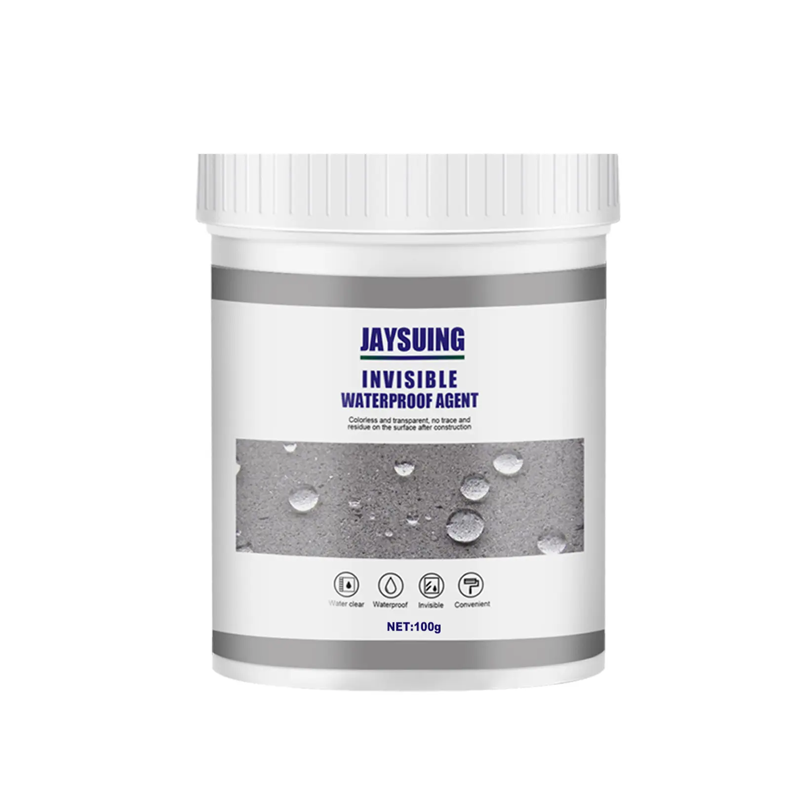 Jaysuing 100g Waterproof Adhesive Sealant - No-Demolition Leak-Repair Coating with Flexible, Crack-Repair, Liquid, Moldable, Sealant Compound Waterproofer Properties for Bathroom, Kitchen, Flexible Adhesive Waterproofers, Crack Repair Waterproofers