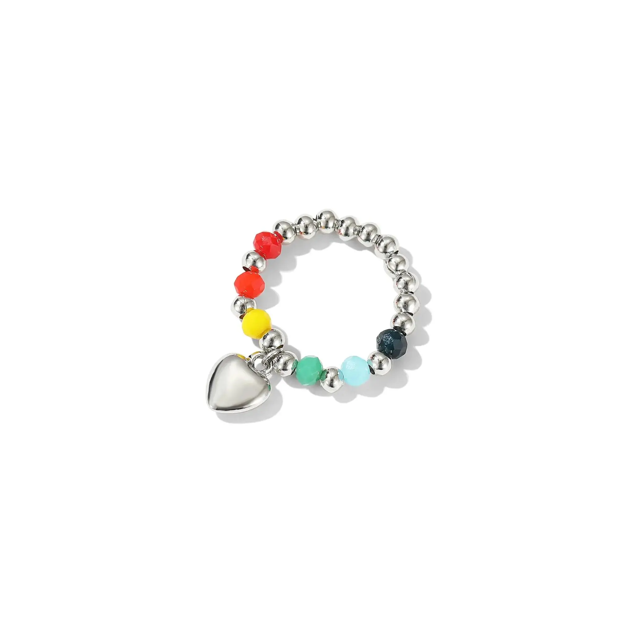 Beaded Rainbow Ring Unisex - Fashion Accessory