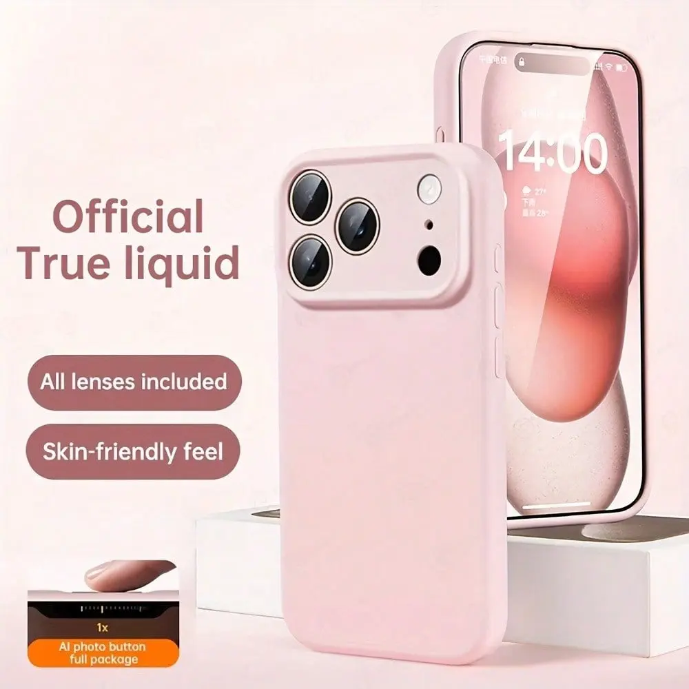 Candy Color Matte iPhone 17 Pro Case, Shock-Absorbing Soft Edge Sturdy Protection Back Cover, Compatible with iPhone 17/Air/Pro/Pro Max/16e/15/14/13, Ideal Valentine's Day/New Year/Easter/St. Patrick's Day Gift