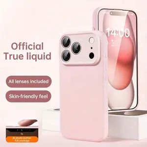 Candy Color Matte iPhone 17 Pro Case, Shock-Absorbing Soft Edge Sturdy Protection Back Cover, Compatible with iPhone 17/Air/Pro/Pro Max/16e/15/14/13, Ideal Valentine's Day/New Year/Easter/St. Patrick's Day Gift