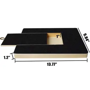 Retractable Wooden Dog Nail Grinder with Sandpaper – Pet Grooming Tool and Scratch Board for Dogs