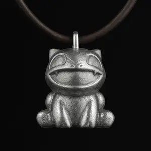 Metal Casted Pokemon (Bulbasaur) Necklace Design