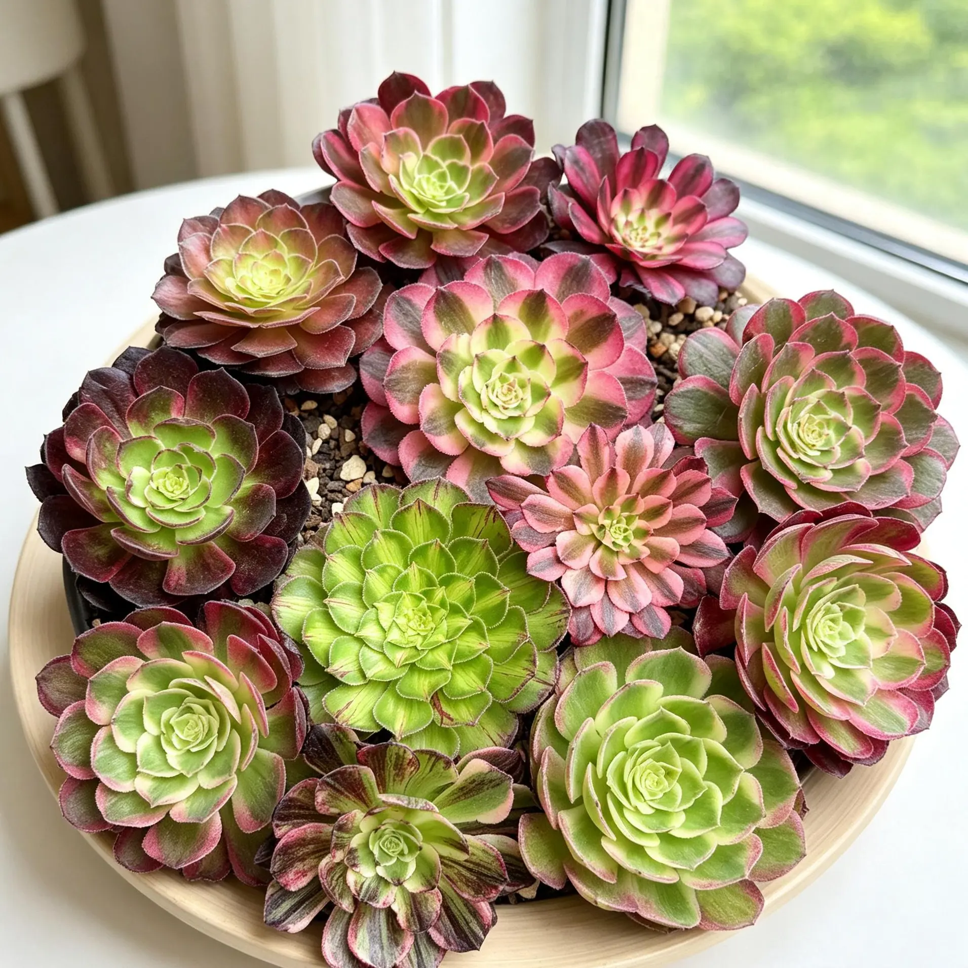 FS 6-Pack Aeonium Succulent Cuttings Bare Root | Rare Live Succulent Collection | Easy Care Beginner Friendly | Indoor & Outdoor Home Garden Decor Gift #Aeonium #Succulent #PlantTok #RarePlants #SucculentCollection