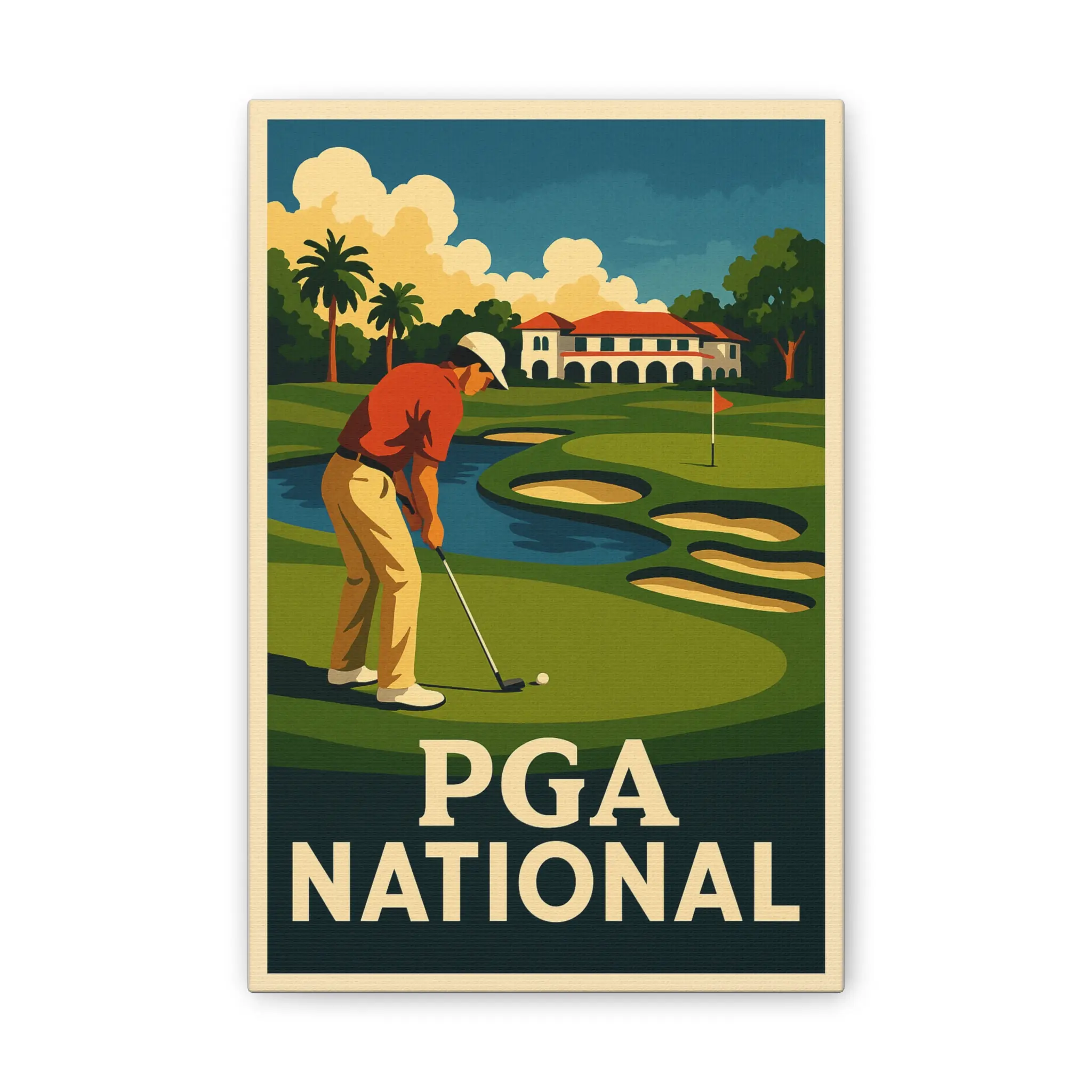 Golf Canvas Art - PGA National Wall Decor