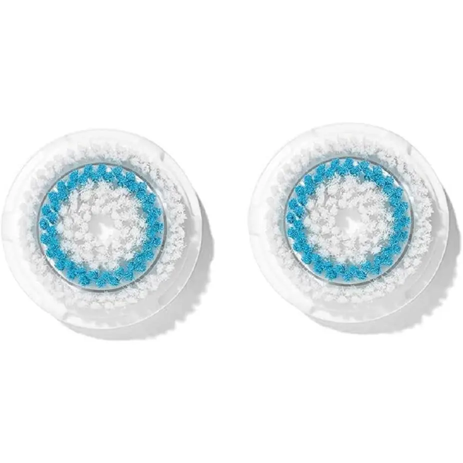 Brush  Replacement Compatible with Clarisonic Mia 1, Mia 2, Mia Fit, 2 Pack, Deep Pore Facial Cleansing