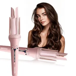 Faszin Automatic Hair Curling Iron, 32 mm/12.6 in Hair Curler, Negative Ion Automatic Hair Hair Curl Wand, 3 Modes Adjustable Temperatures Rotating Curling Iron for Women, Hair Styling Tools for Home, Hair Styler, Ceramic Curling Irons