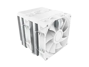 MONTECH NX600 Dual-Tower CPU Air Cooler with 6 Heatpipes & Premium Top Cover | 28 mm E28 Fan 2000 RPM PWM | Soldered Copper Base | 85 CFM Airflow | Intel LGA1700 / 1851 & AMD AM5 Support | White