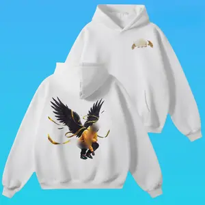 Angel Wings 999 Graphic Hoodie – Symbolic Streetwear Pullover, Unisex Oversized Hoodie-Shirt