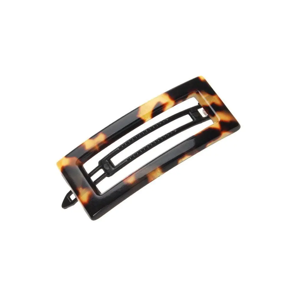 Cutout Rectangle Plastic Tige Boule Barrette - Classic