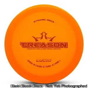 Dynamic Discs Lucid Treason Distance Driver (Stock Stamp) [Back Stock Inventory - Disc and Stamp Color WILL VARY]