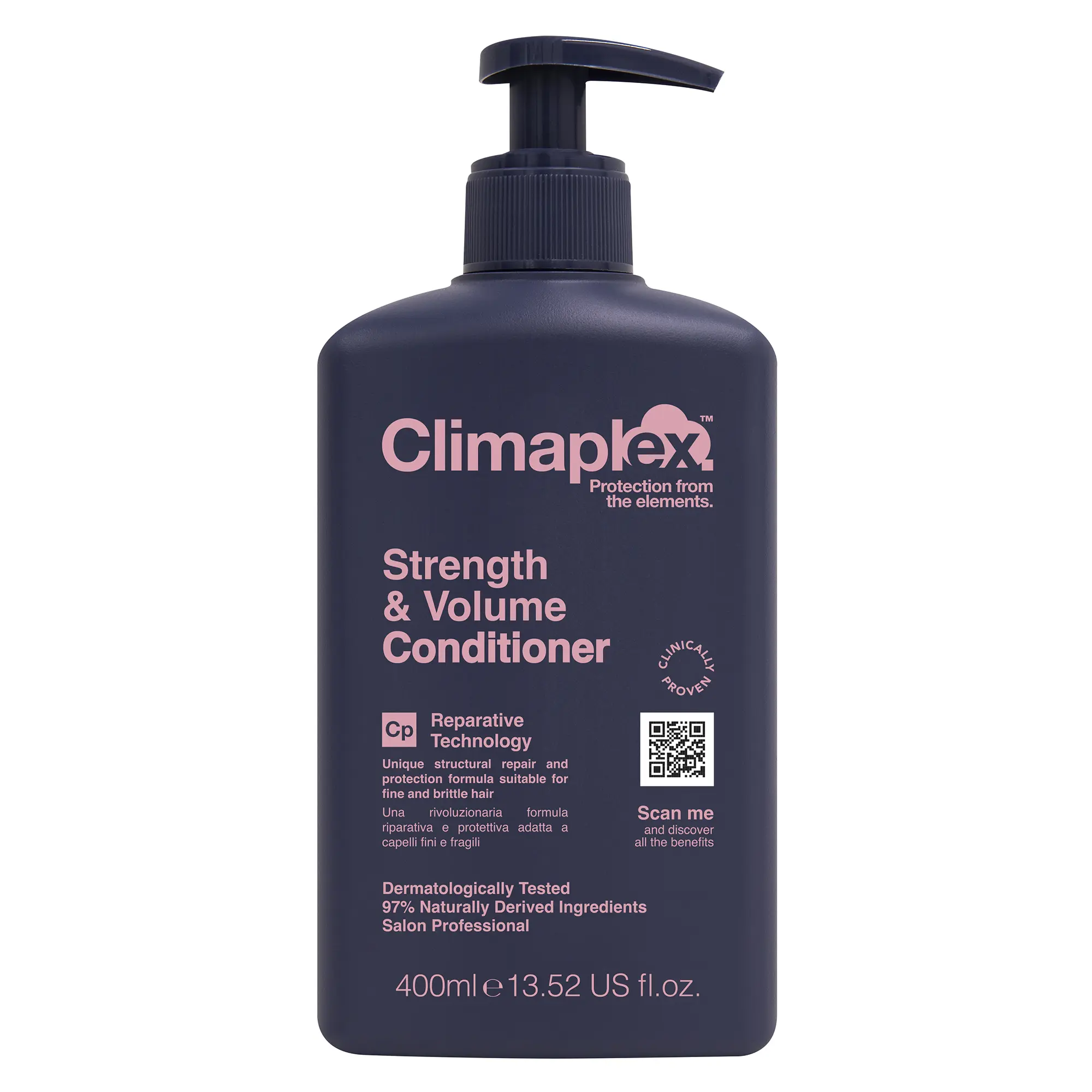 Strength and Volume Conditioner by Climaplex for Unisex - 13.52 oz Conditioner
