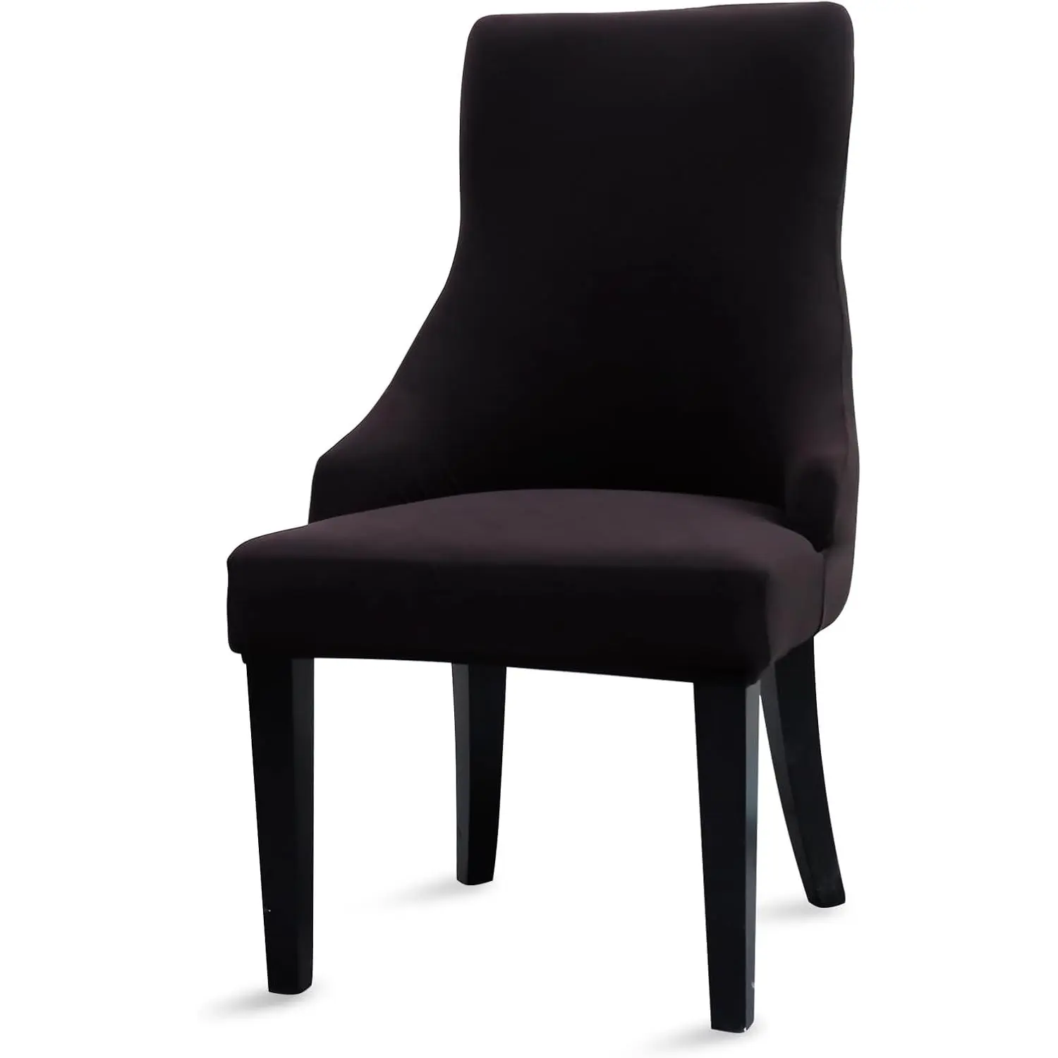 Stretch Wingback Side Chair Slipcover-Accent Chair Cover Slipcover with Arm,Washable Upholstered Arm Dining Chair with Nailed Trim Protector for Dining Living Room