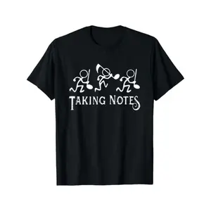 vintage musical taking notes music lovers teachers funny t shirt summer comfortable casual short sleeve t shirt b26000258 black