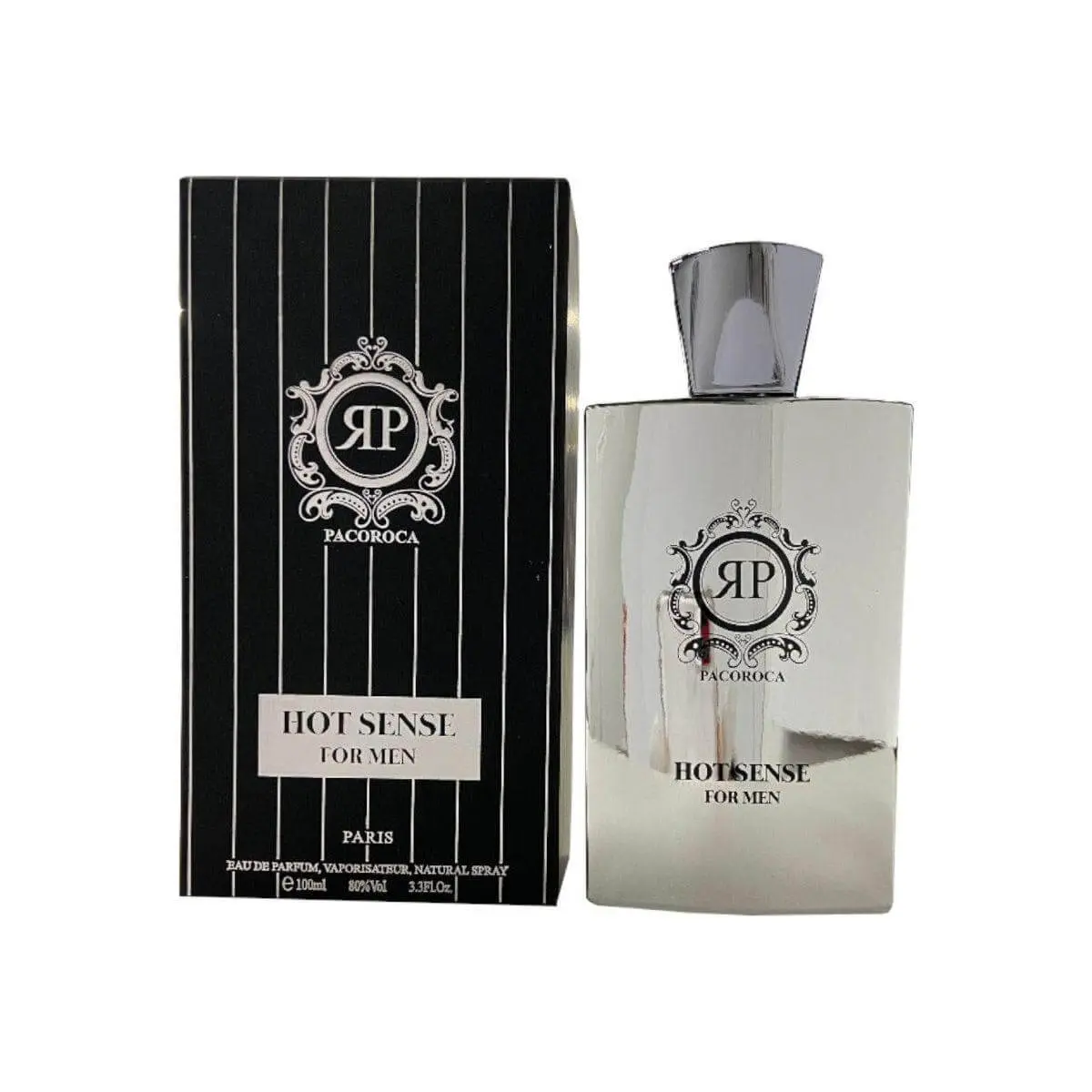 Prestige Hot Sense Men's Eau de Parfum (EDP) Cologne Fragrance Spray - 3.4oz Masculine Packaged Bottle Men's Fragrance, Newly Boxed, Masculine Men's Fragrance