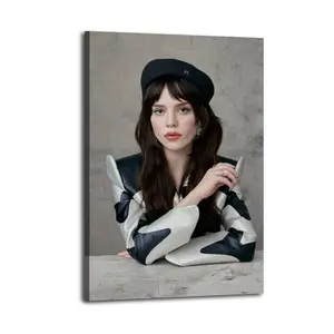 Sophie Thatcher Canvas Aesthetic For The Bedroom Wall Sitting Room Dormitory Wall Office Wall Poster Decorative Painting Canvas Wall