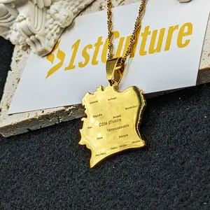 Ivory Coast Necklace, Côte D'ivoire, Tshirt, Keychain