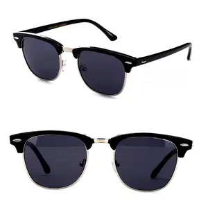 Half Frame Style Sunglasses Vintage Retro Many Color Styles Frame Polarized Shades