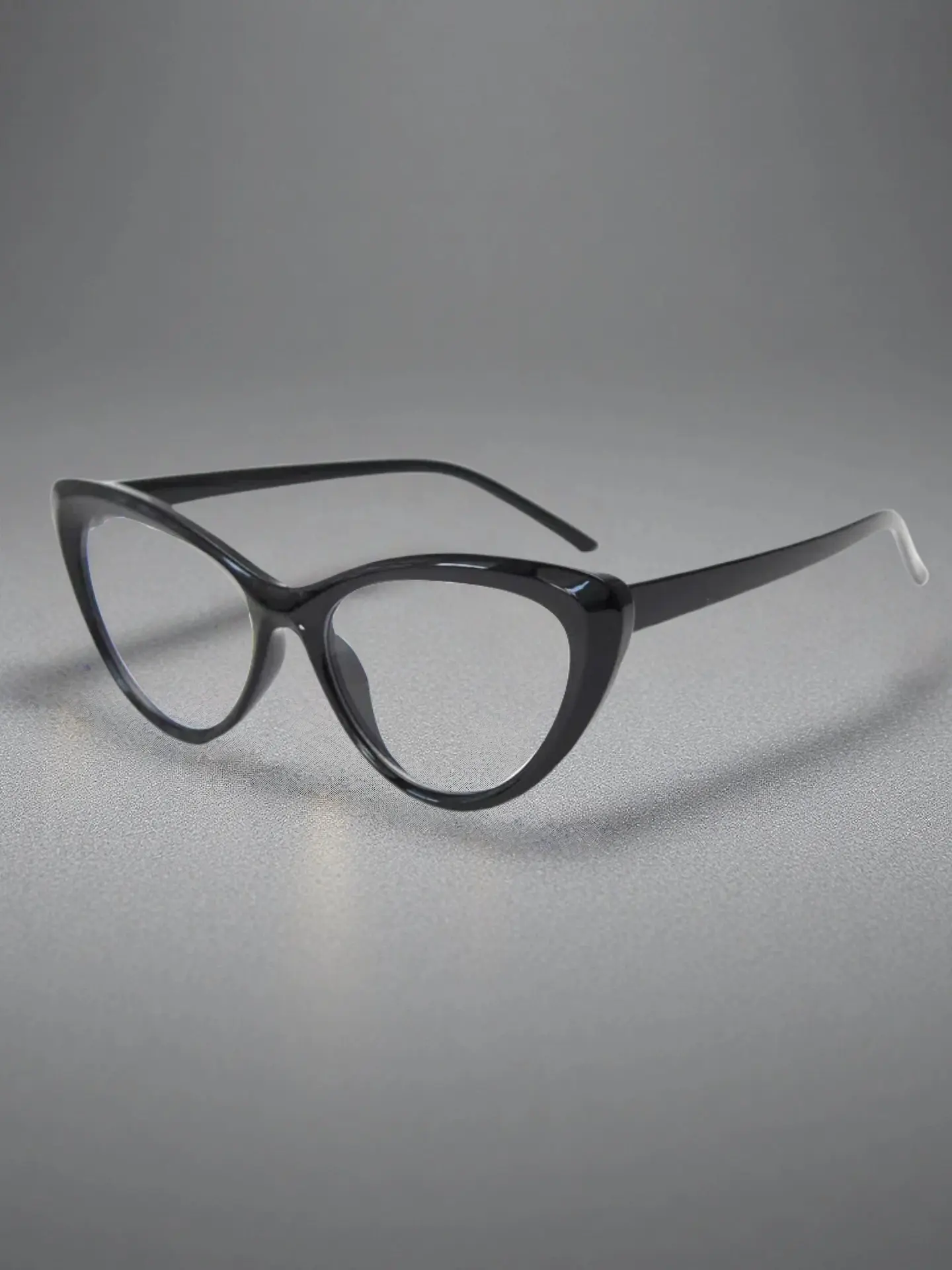 Caterside Tr90 Ultra-Light Cat Eye Glasses Frame, Vintage Minimalist Style, Unisex Fashion Ol Casual, Perfect for Travel Cycling Music Festivals