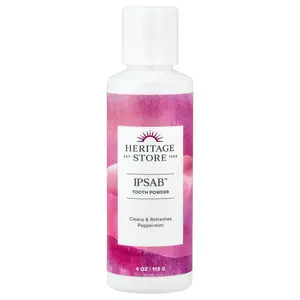 Heritage Store IPSAB™ Tooth Powder, Peppermint, 4 oz (113 g)