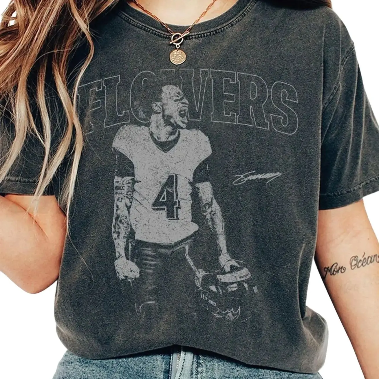 Zay Flowers Vintage Shirt, Baltimore Game Day Shirt