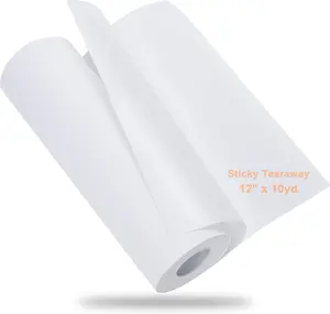 New brothread Sticky Self-Adhesive Tear Away Embroidery Stabilizer Backing - Medium Weight