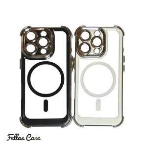 Strong Magnetic for IP 16 Pro max, IP 15plus, IP15, 14, 13, 12, 11 Back Shockproof/Drop Protection with Full Camera LensProtection Rugged Durable MagSafe case