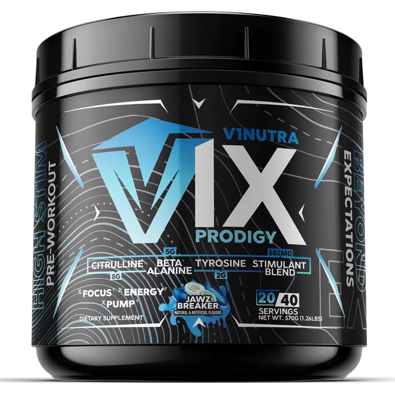 V1 NUTRA V1X Prodigy Pre-Workout - High Stim Pre Workout for Men & Women