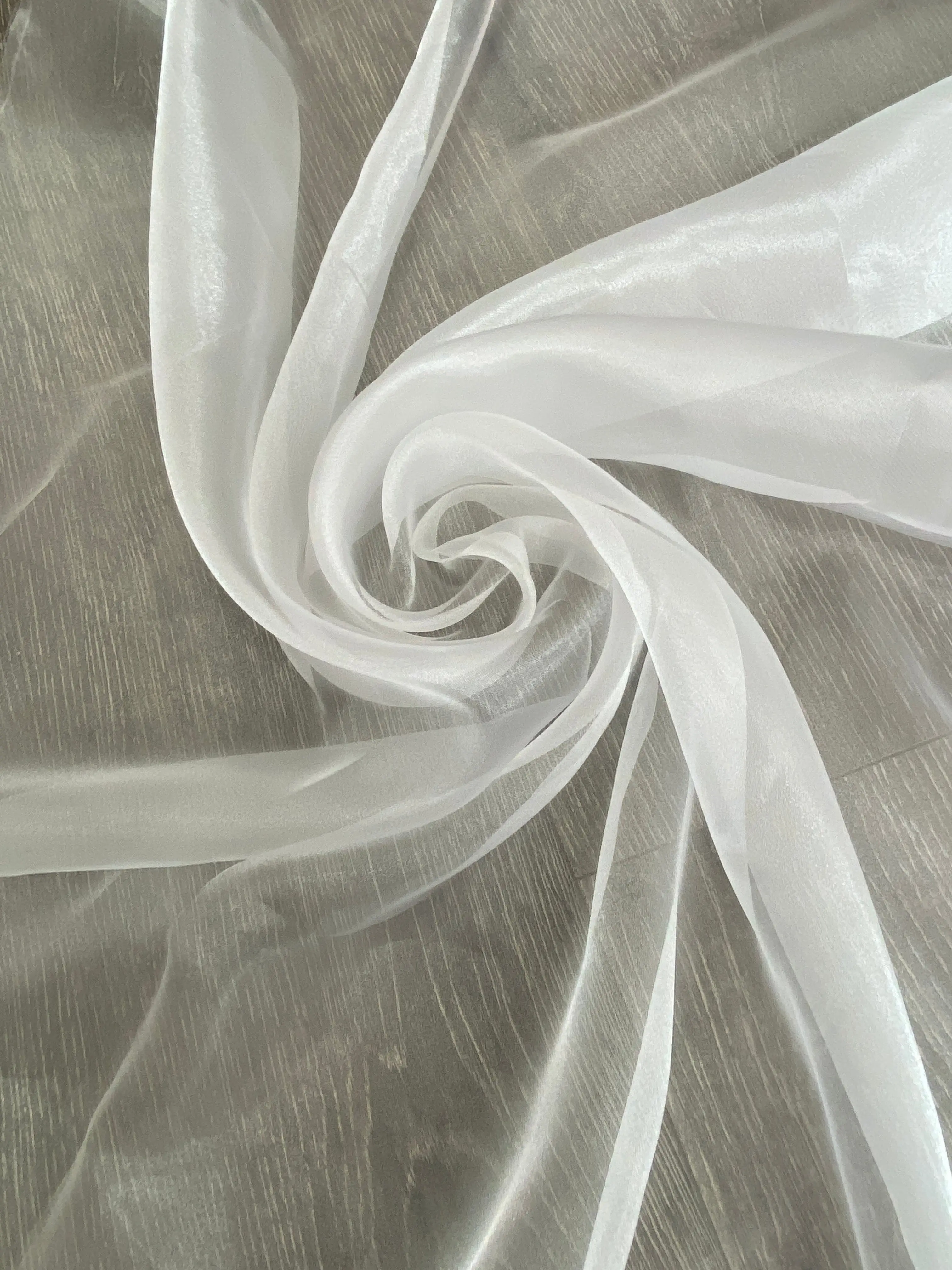 White Crystal Organza