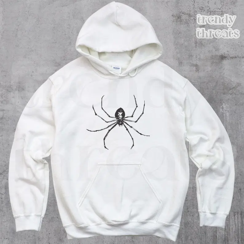 Vintage Spider 90s Graphic Hoodie, Pump Cover Spider Hoodie, Retro Gym Hoodie, Spider Oversize Washed Hoodie, Retro Hoodie, Gothic Hoodie