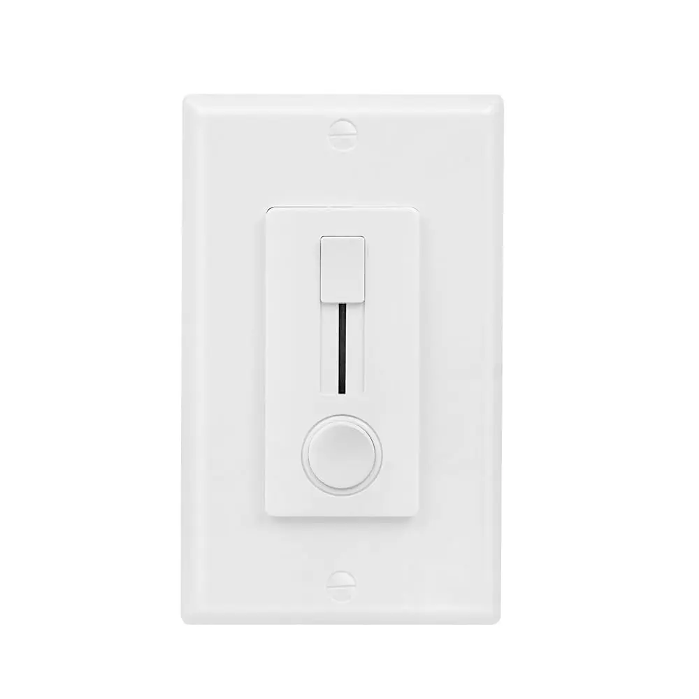 Dimmer Switch and LED Driver Single Integrated Unit, 120V AC to 12V DC, 60Watt, Driver and dimmer Switch 2 in 1, for Most Single Color 12V LED Strip Light, 1 Pack