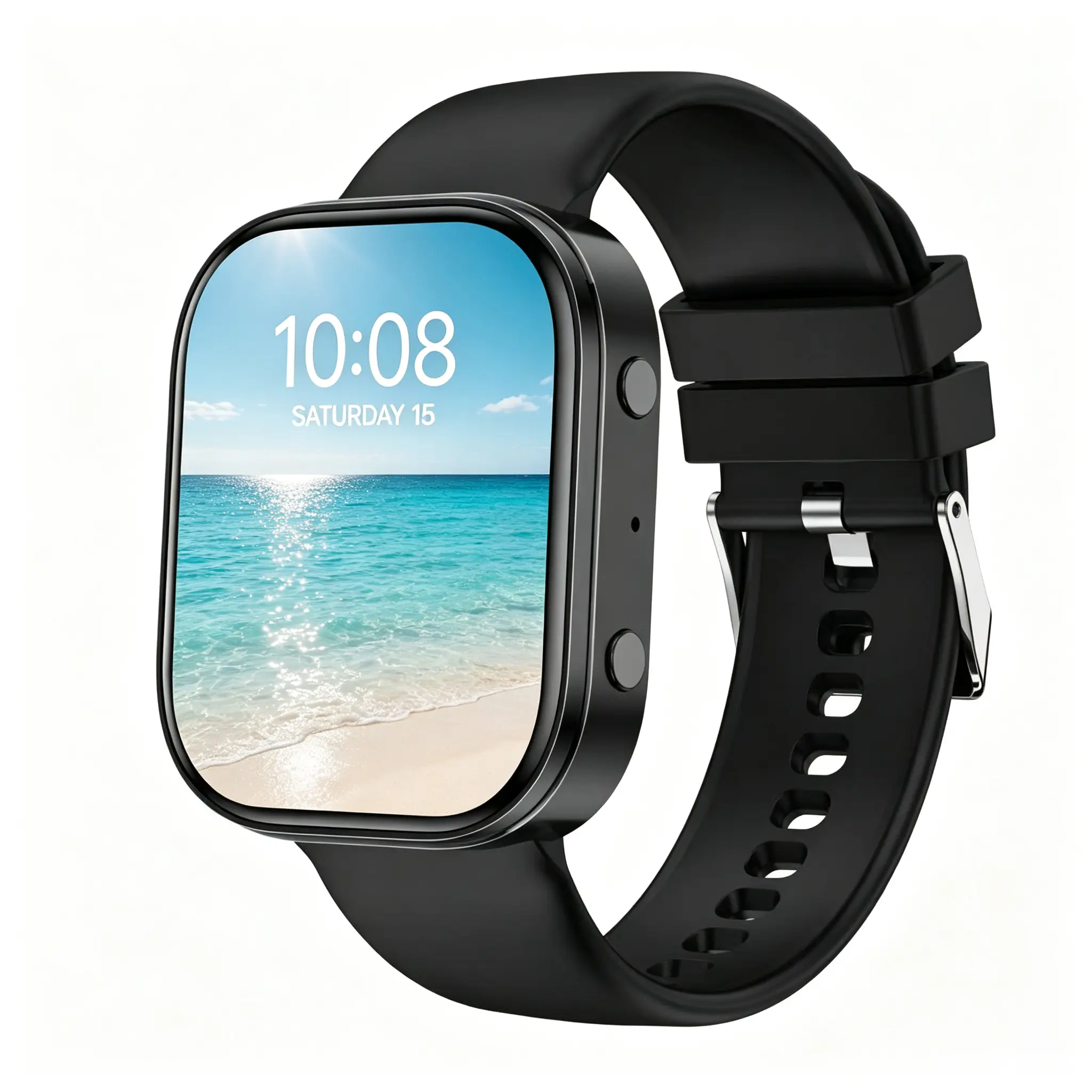 Unisex Adults Smartwatch - HD Display, Wireless Calls, Sitting Reminder, Drink Reminder, Step/Calorie Counting, IP68 Waterproof, Multiple Sports Modes, iPhone & Android Compatible