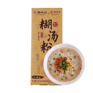 THQ Tian Heng Qi × Dehua Lou Instant Soup Noodles 130.5g | Wuhan Classic | Heritage Specialty