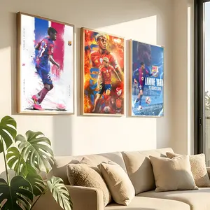 LLamine Yamal Poster HD self-adhesive wall sticker,easy to apply,residue-free,ideal for home room decor