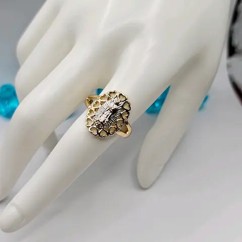 virgin Mary rings hearts style clrs zises .8.9.10.11