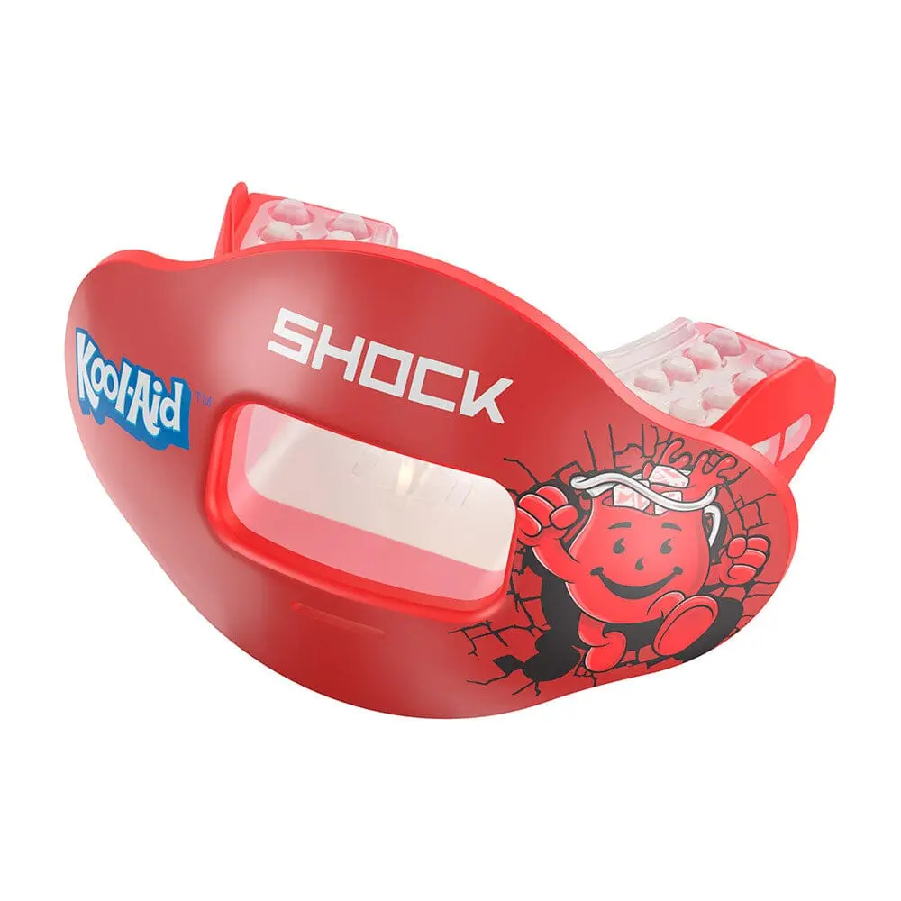 Shock Doctor Kool Aid Max AirFlow Football Mouthguard for Sports - Extra Large Breathing Channel & Instant Fit for Football & Impact Sport Players