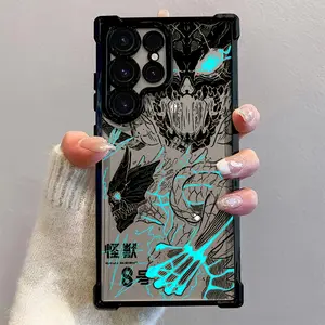 Popular No. 8 Monster Phone Case Compatible with Samsung Galaxy S25 S24 S23 S22 Shockproof Transparent Soft Back Cover.