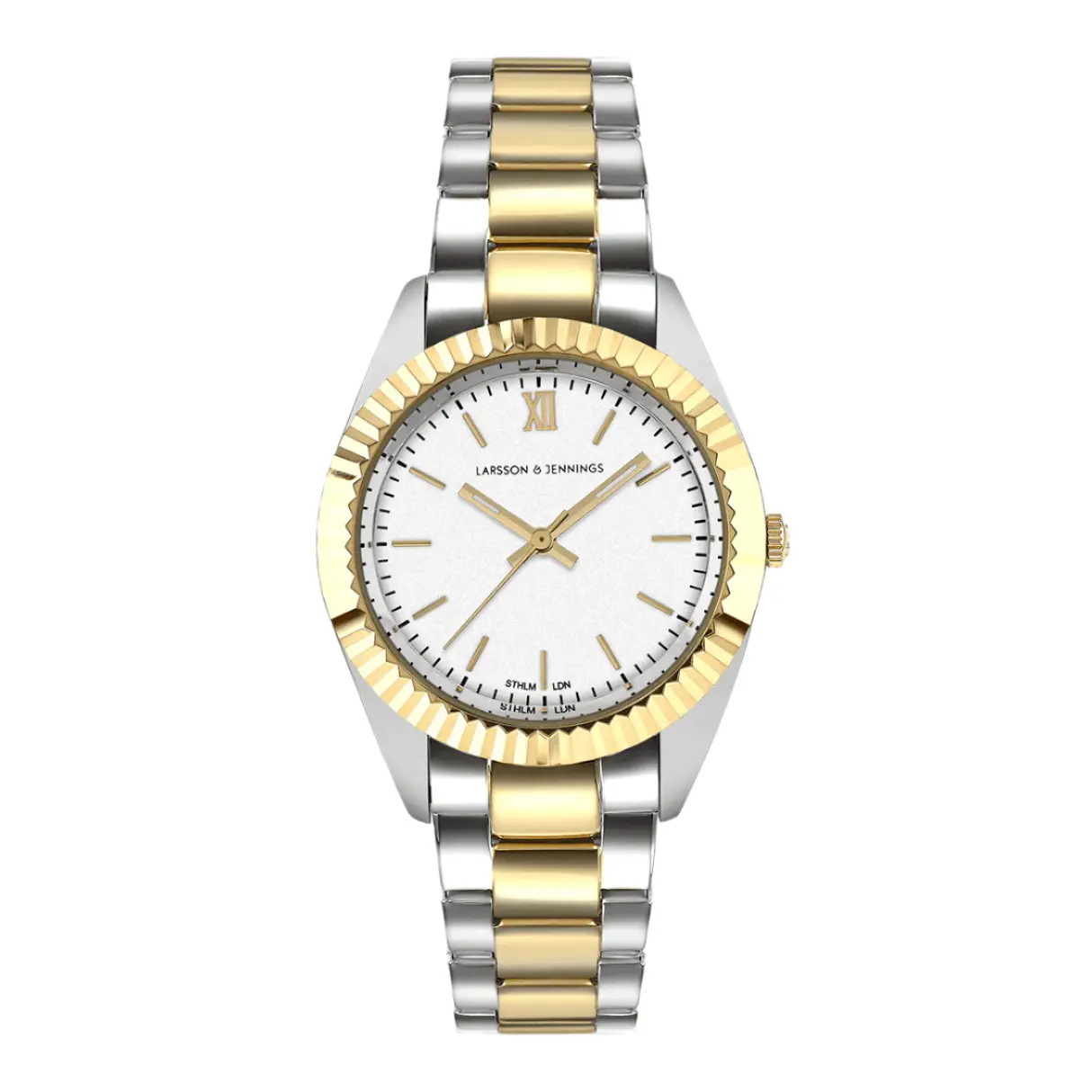Jade Mixed Gold White 36mm