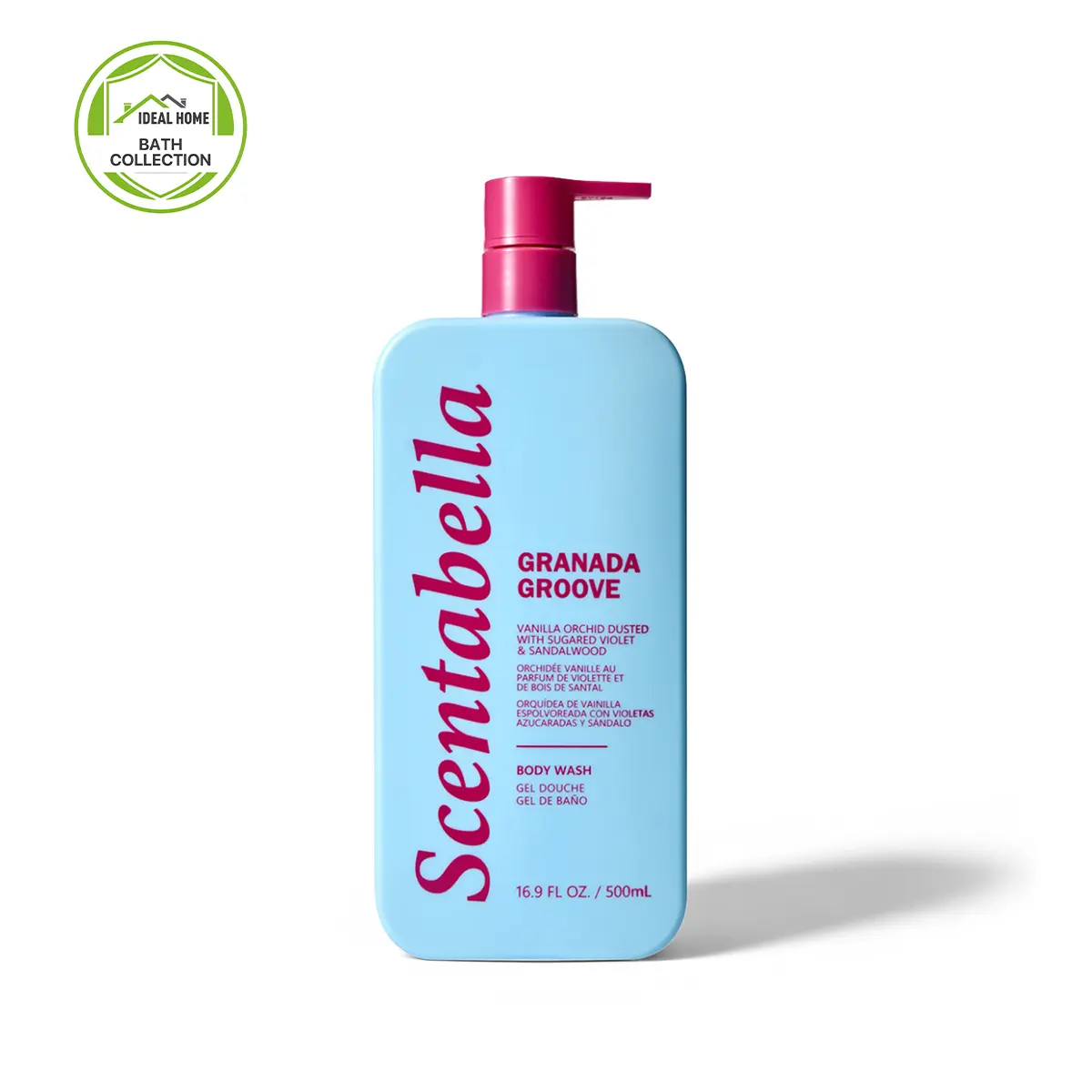 Scentabella Granada Groove Perfume Body Wash | Exotic & Hydrating Scented Shower Soap & Gentle Daily Cleanser
