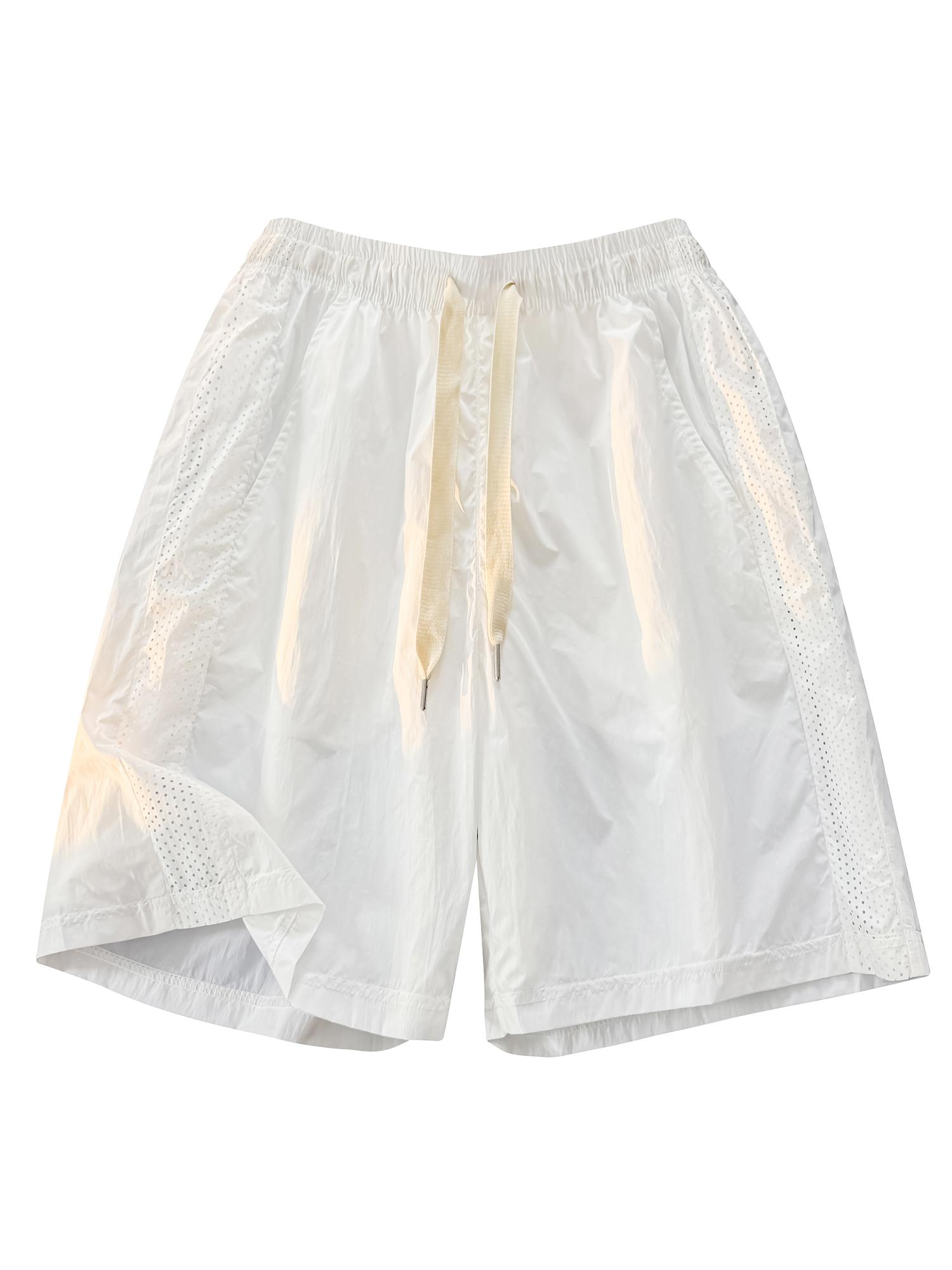 2PACK Men's Summer Quick Dry Mesh Shorts, Breathable Casual Athletic Shorts for Gym, Beach & Daily Wear, Trendy Streetwear