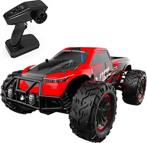 Monster Truck, 1/16 Ferocious RC Off-Road Truggy, Radio Remote Control Racing Speed 30kmph 4x4 Sports Car, 12” Large All Terrain LED Vehicle with Metal Gear