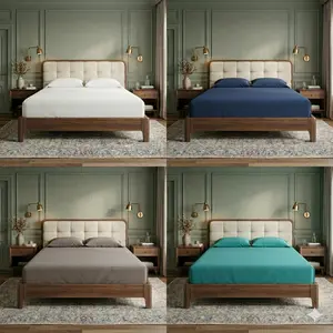 Fitted Sheet 25cm Deep Pocket – Soft Microfiber, Breathable, Wrinkle Resistant, Elastic Corners, Mattress Cover