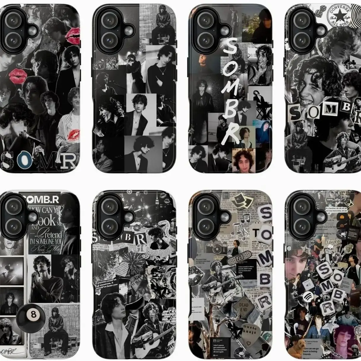 8 Styles Sombr Tour 2026 Touch Phone Case, Sombr Pop Rock Music Case, Gift for Fans, Case for Iphone & Samsung Galaxy, Trending 26 6