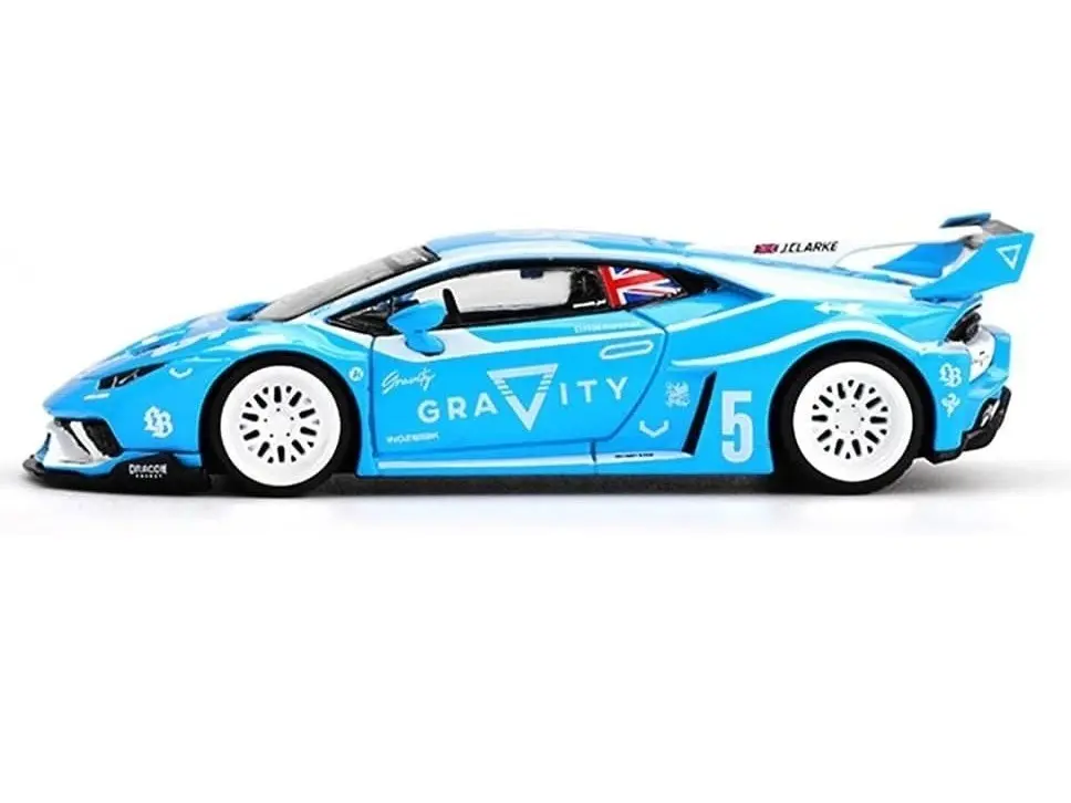 Mini GT LB WORKS Lamborghini Huracán GT GRAVITY Blue 1:64 Scale