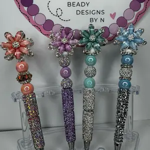 X101 - Fancy Pens with Beads in Multiple Colors