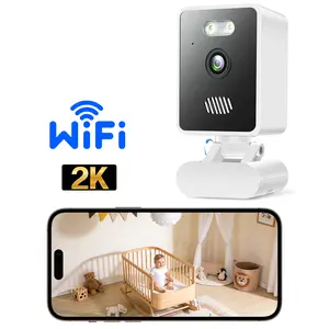 Indoor Security Camera for Baby & Elder Care, WiFi Home Camera with Night Vision, Motion Detection, Two-Way Audio, Cloud & SD Storage, Ideal for Nursery, Living Room & Elder Monitoring (2.4G WiFi)，1PC