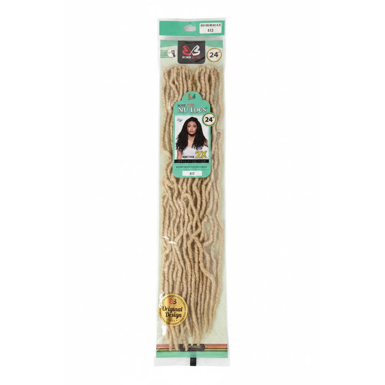 Bobbi Boss NU LOCS 24” 2X Crochet Hair – Color 613
